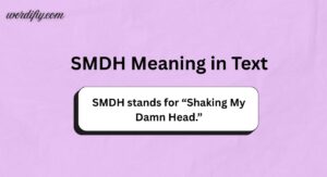SMDH Meaning in Text